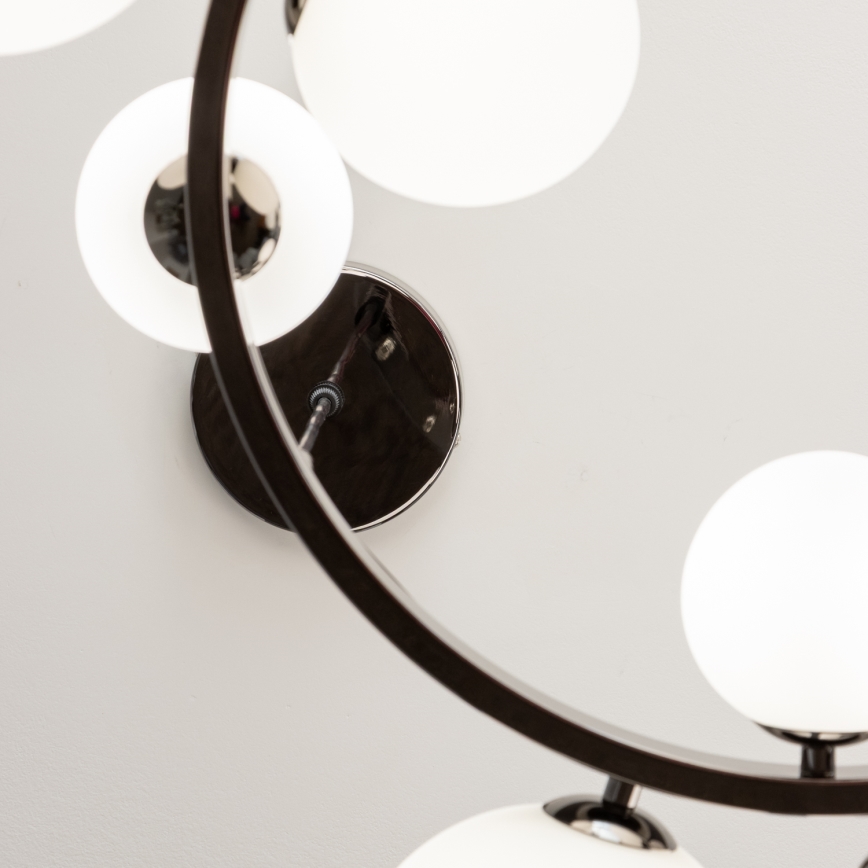 Brilagi - LED Żyrandol na lince MILLA 15xG9/3W/230V chrom błyszczący/biały