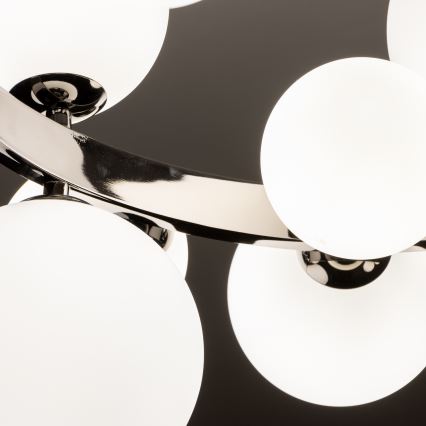 Brilagi - LED Żyrandol na lince MILLA 15xG9/3W/230V chrom błyszczący/biały