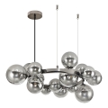 Brilagi - LED Żyrandol na lince MILLA 15xG9/3W/230V chrom błyszczący/dym