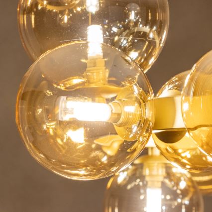 Brilagi - LED Żyrandol na lince MILLA 15xG9/3W/230V złoty