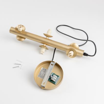 Brilagi - LED Żyrandol na lince MILLA 6xG9/3W/230V złoty/przydymiony