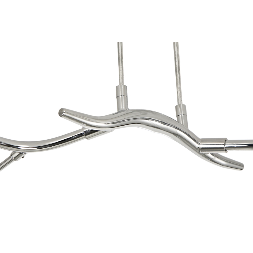 Brilagi - LED Żyrandol na lince MISTEL 6xG9/3W/230V chrom błyszczący/dym