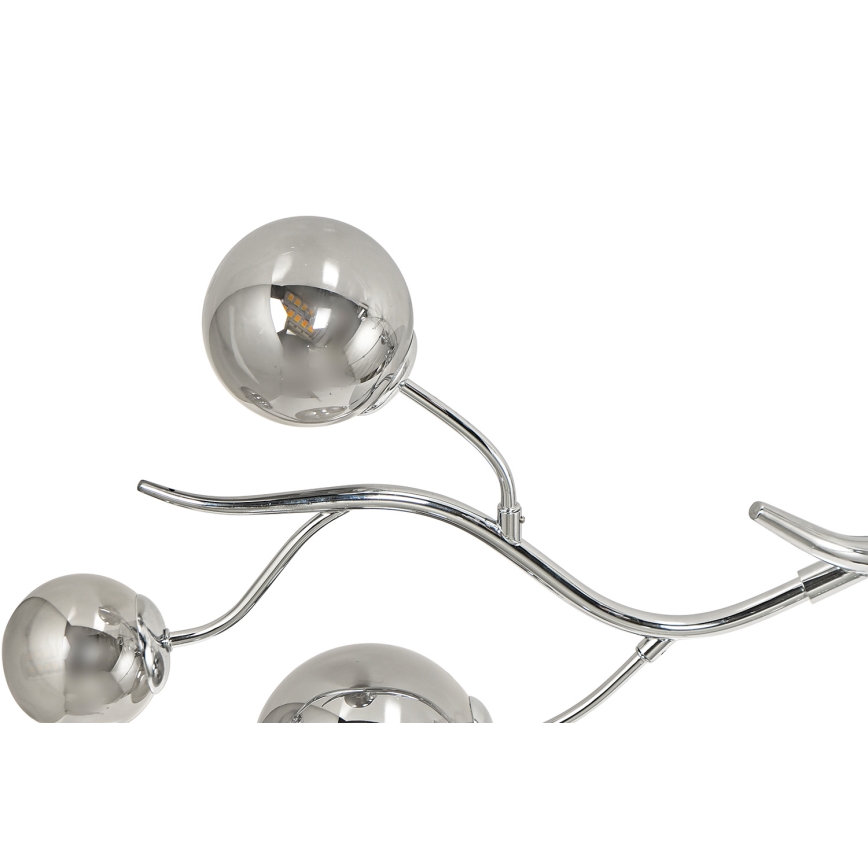 Brilagi - LED Żyrandol na lince MISTEL 6xG9/3W/230V chrom błyszczący/dym