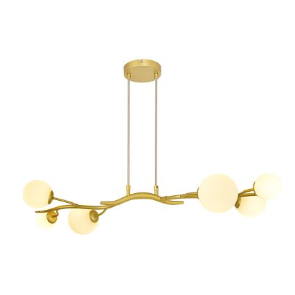 Brilagi - LED Żyrandol na lince MISTEL 6xG9/3W/230V zl./biały