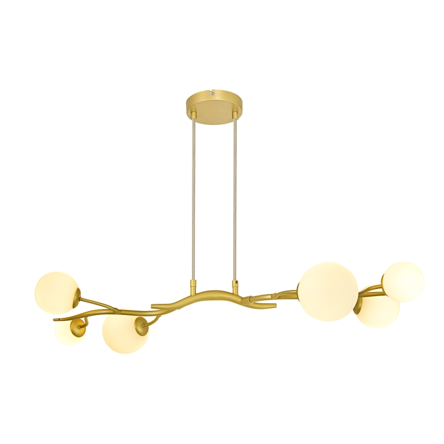 Brilagi - LED Żyrandol na lince MISTEL 6xG9/3W/230V zl./biały