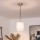 Brilagi - LED żyrandol na lince NUBILA 1xE27/60W/230V śr. 14 cm czarny/biały