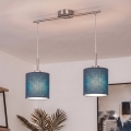 Brilagi - LED żyrandol na lince NUBILA 2xE27/60W/230V ciemnoniebieski