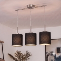 Brilagi - LED żyrandol na lince NUBILA 3xE27/60W/230V czarny