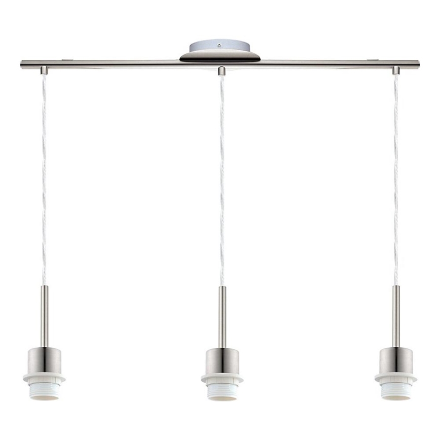 BRILAGI - LED żyrandol na lince NUBILA 3xE27/60W/230V jasnobrązowy