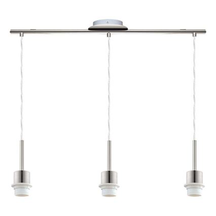 Brilagi - LED żyrandol na lince NUBILA 3xE27/60W/230V szary