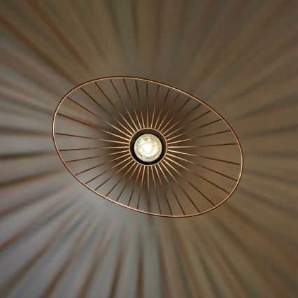 Brilagi - LED żyrandol na linkach CERIA WIRE 1xE27/40W/230V 40x56 cm brązowy