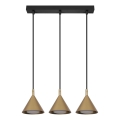 BRILAGI - LED Żyrandol na linkach CONE TRIPLE 3xGX53/15W/230V złoty