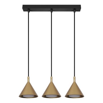 BRILAGI - LED Żyrandol na linkach CONE TRIPLE 3xGX53/15W/230V złoty