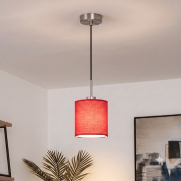 Brilagi - LED żyrandol na linkach NUBILA, 1xE27/60W/230V, śr. 14 cm, czarny/czerwony