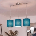 Brilagi - LED żyrandol na linkach NUBILA 3xE27/60W/230V ciemnoniebieski