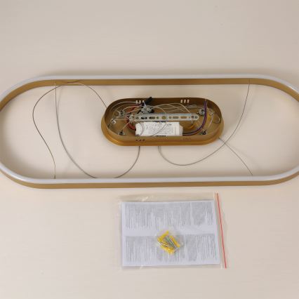 Brilagi - LED żyrandol na linkach PONDIE LED/44W/230V 80x30 cm złoty