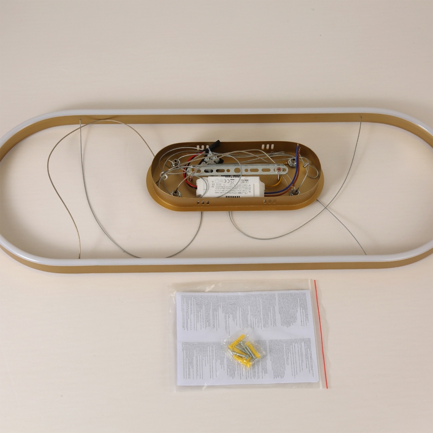 Brilagi - LED żyrandol na linkach PONDIE LED/44W/230V 80x30 cm złoty