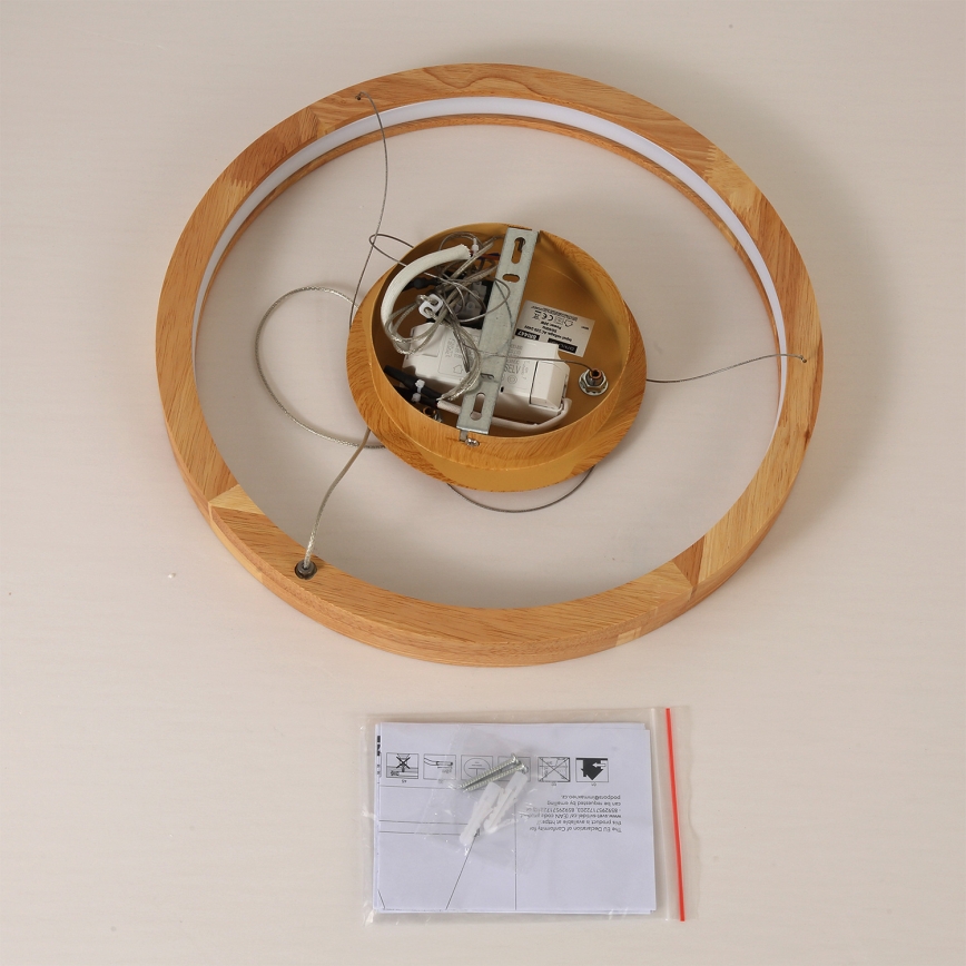 Brilagi - LED żyrandol na linku UMEA WOOD LED/30W/230V śr. 40 cm drewno