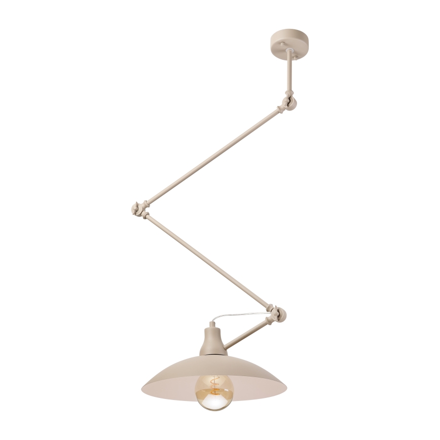 Brilagi - LED żyrandol na pręcie IRONBEAM 1xE27/60W/230V beżowy
