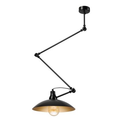 Brilagi - LED żyrandol na pręcie IRONBEAM 1xE27/60W/230V czarny