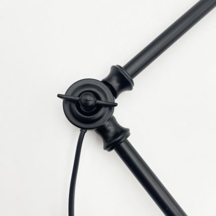 Brilagi - LED żyrandol na pręcie IRONBEAM 1xE27/60W/230V czarny