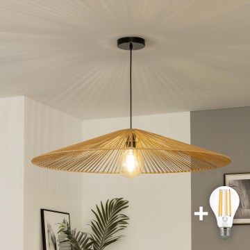 Brilagi - LED żyrandol na przewodzie CERIA BOHO 1xE27/40W/230V śr. 90 cm brązowy
