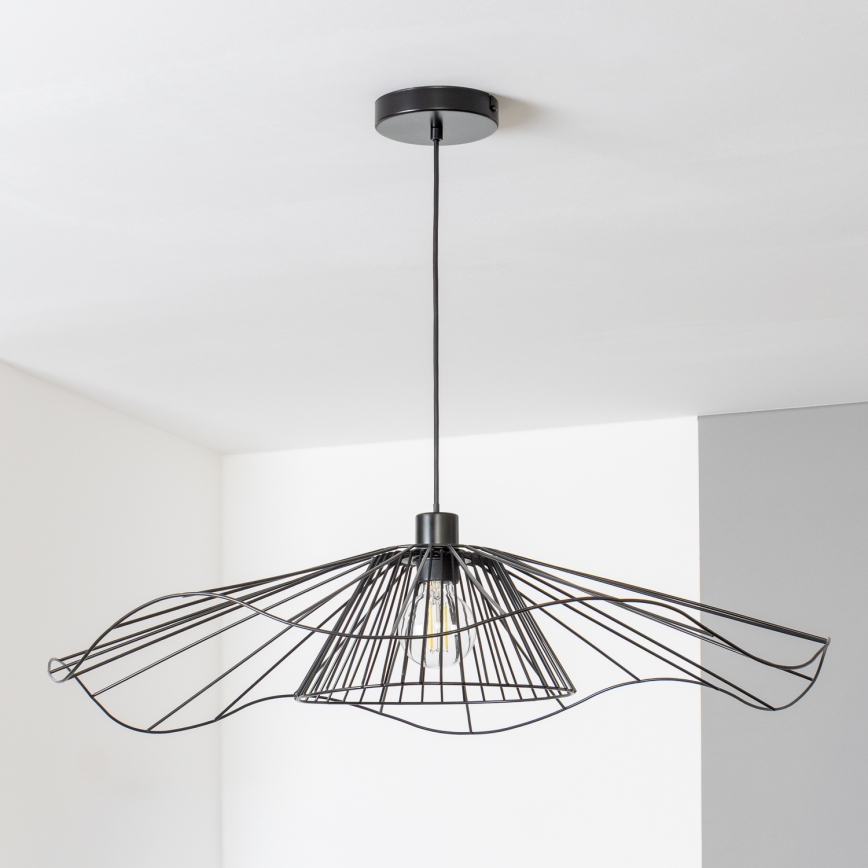 Brilagi - LED Żyrandol na przewodzie CERIA WIRE 1xE27/40W/230V śr. 80 cm czarny