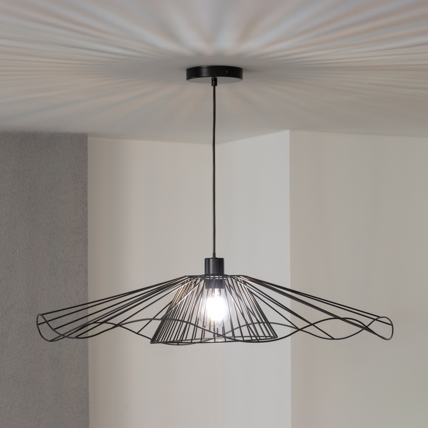 Brilagi - LED Żyrandol na przewodzie CERIA WIRE 1xE27/40W/230V śr. 80 cm czarny