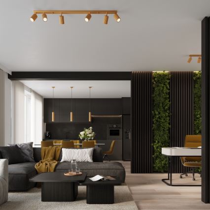 Brilagi - LED żyrandol na przewodzie CRESTO 1xGU10/10W/230V złoty