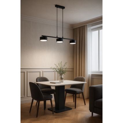 Brilagi - LED żyrandol na przewodzie MONO 3xGX53/30W/230V czarny