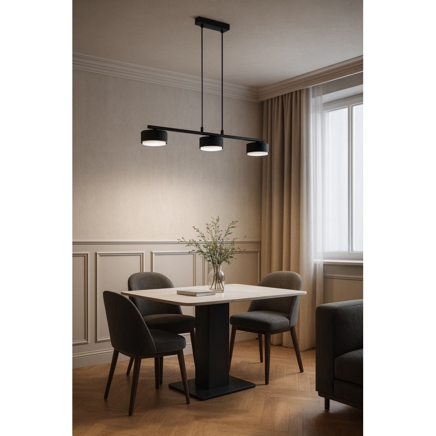 Brilagi - LED żyrandol na przewodzie MONO 3xGX53/30W/230V czarny