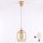 Brilagi - LED żyrandol na przewodzie RETRO GLASS 1xE27/60W/230V śr. 14 cm beżowy/przydymiony brąz
