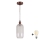 Brilagi - LED żyrandol na przewodzie RETRO GLASS 1xE27/60W/230V śr. 14 cm miedziany/biały