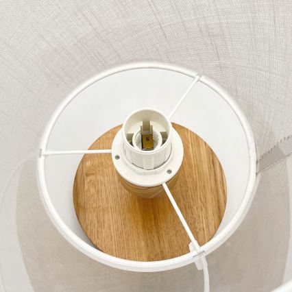 Brilagi - LED  Żyrandol natynkowy ANTHONY 1xE14/60W/230V dąb/biały