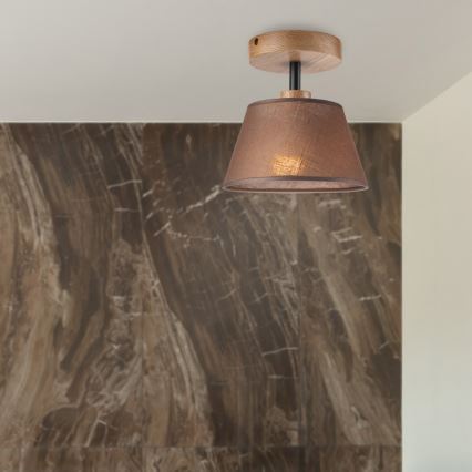 Brilagi - LED  Żyrandol natynkowy ANTHONY 1xE14/60W/230V dąb/brązowy