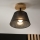 Brilagi - LED  Żyrandol natynkowy ANTHONY 1xE14/60W/230V dąb/czarny