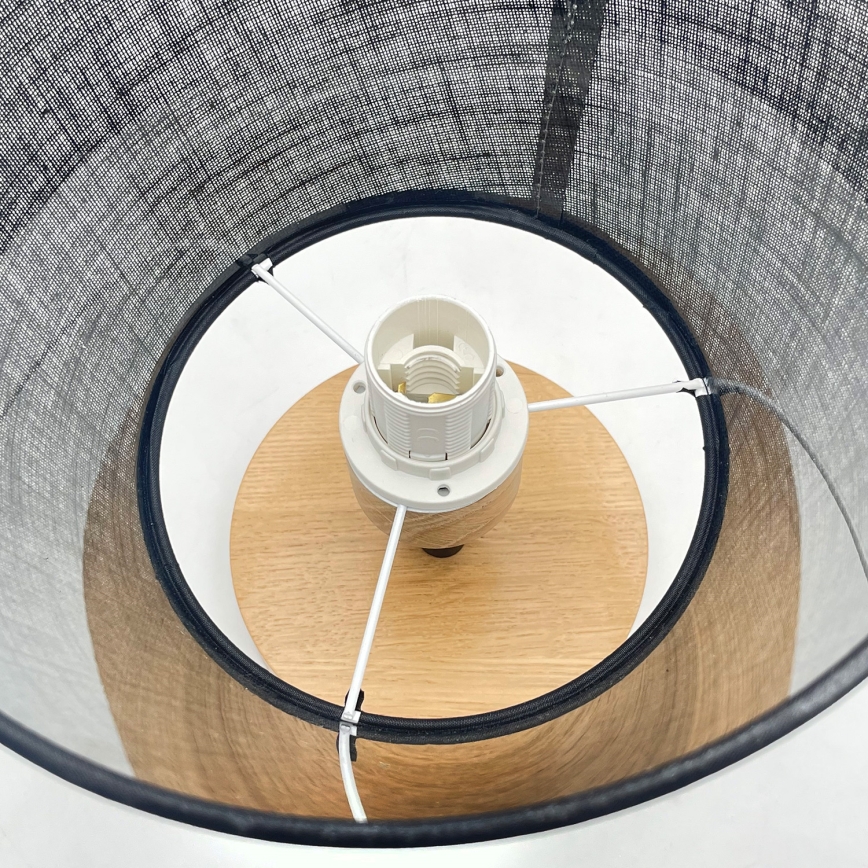 Brilagi - LED  Żyrandol natynkowy ANTHONY 1xE14/60W/230V dąb/czarny