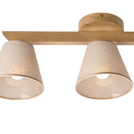 Brilagi - LED  Żyrandol natynkowy ANTHONY 3xE14/40W/230V dąb/beżowy
