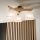 Brilagi - LED  Żyrandol natynkowy ANTHONY 3xE14/40W/230V dąb/biały