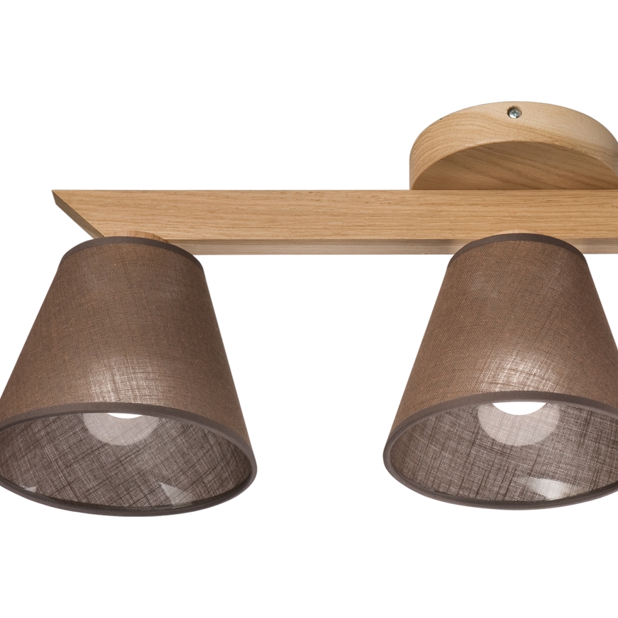 Brilagi - LED  Żyrandol natynkowy ANTHONY 3xE14/40W/230V dąb/brązowy
