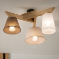 Brilagi - LED  Żyrandol natynkowy ANTHONY 3xE14/40W/230V dąb