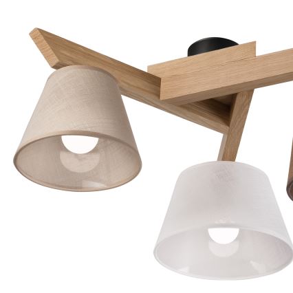 Brilagi - LED  Żyrandol natynkowy ANTHONY 3xE14/40W/230V dąb