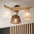 Brilagi - LED  Żyrandol natynkowy ANTHONY 3xE14/40W/230V dąb