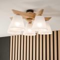 Brilagi - LED  Żyrandol natynkowy ANTHONY 5xE14/40W/230V dąb/biały