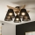 Brilagi - LED  Żyrandol natynkowy ANTHONY 5xE14/40W/230V dąb/czarny