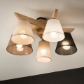 Brilagi - LED  Żyrandol natynkowy ANTHONY 5xE14/40W/230V dąb