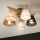 Brilagi - LED  Żyrandol natynkowy ANTHONY 5xE14/40W/230V dąb