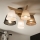 Brilagi - LED  Żyrandol natynkowy ANTHONY 5xE14/40W/230V dąb