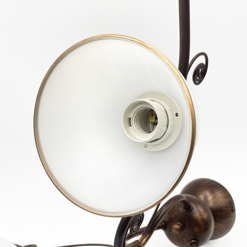 Brilagi - LED Żyrandol natynkowy ANTICO 3xE27/60W/230V brąz patyna