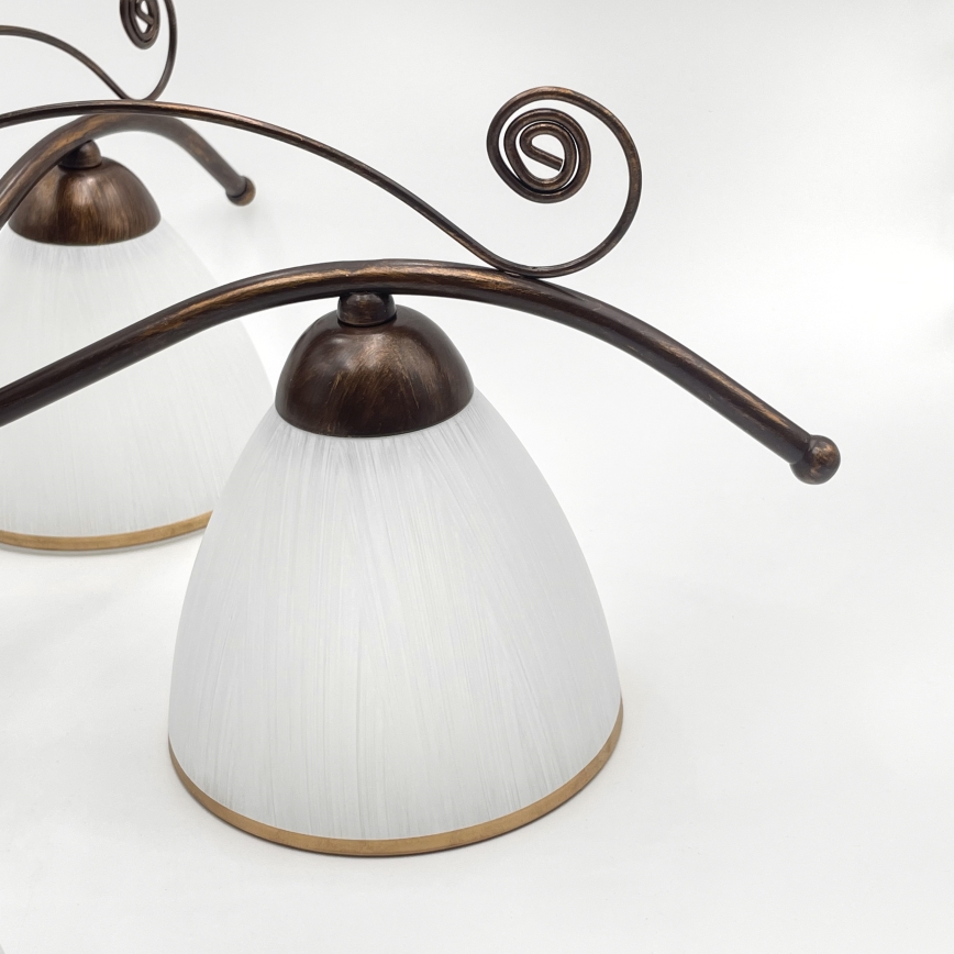 Brilagi - LED Żyrandol natynkowy ANTICO 5xE27/60W/230V brąz patyna